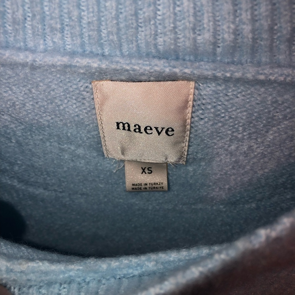 New Anthropologie x Maeve Crew Neck Poodle Dog Icon Pullover Sweater sz XS - Picture 7 of 8
